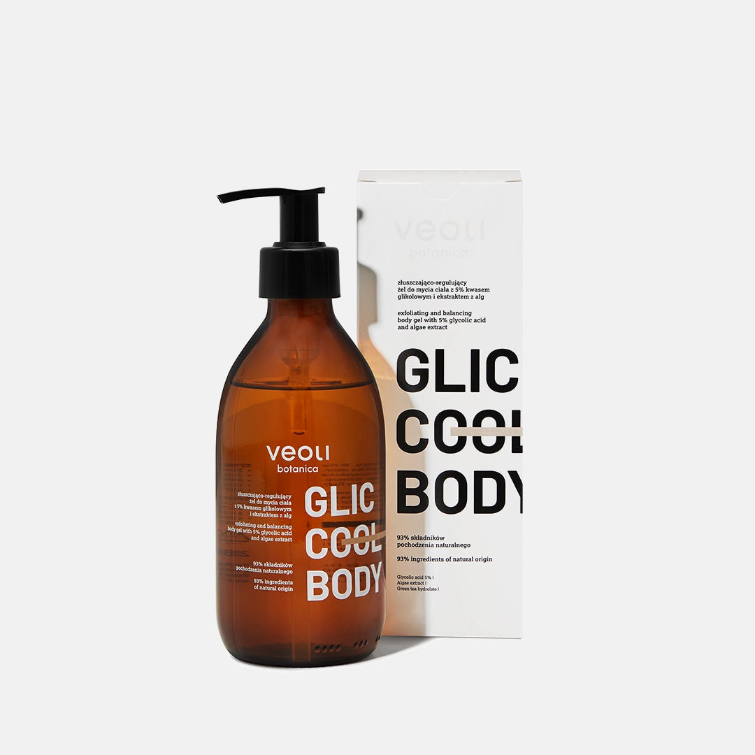 Veoli Botanica Glic Cool Exfoliating Body Wash 280 ml